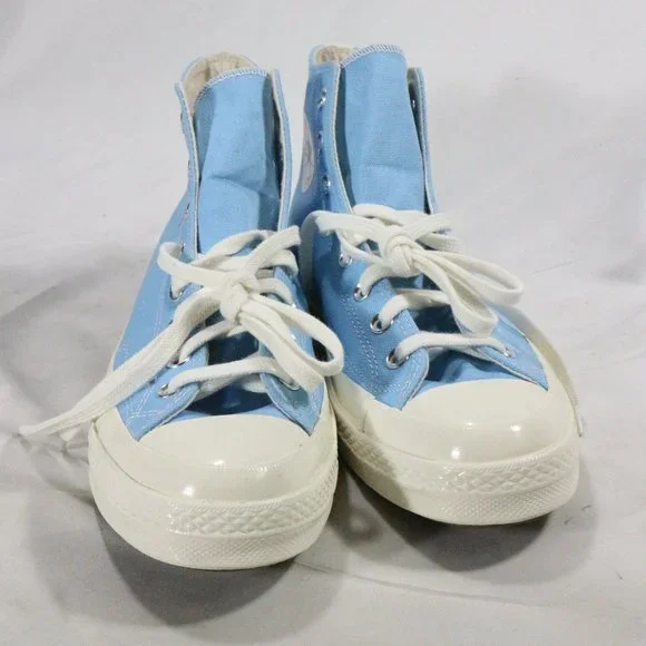 RARE Comme des Garçons PLAY x Chuck 70 High Bright Blue NEW Sz 10.5 US Men - Picture 6 of 15